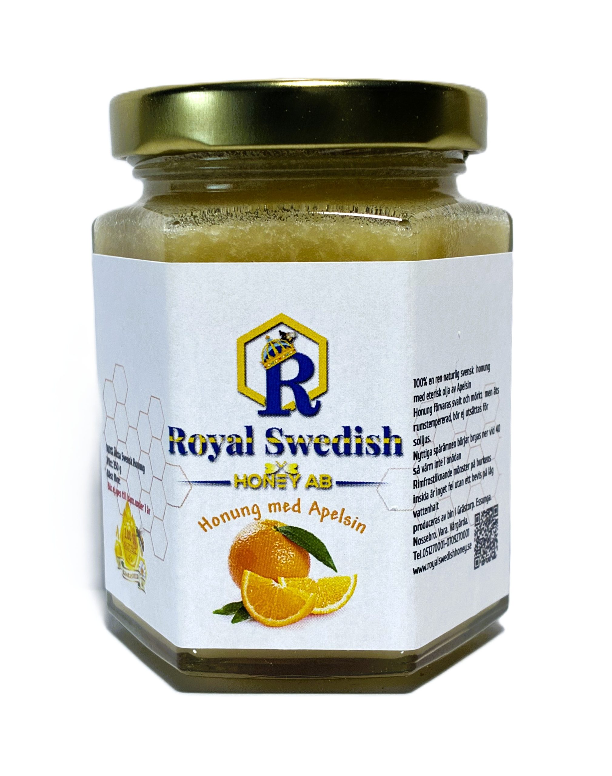 Svensk honung med Apelsin 250g